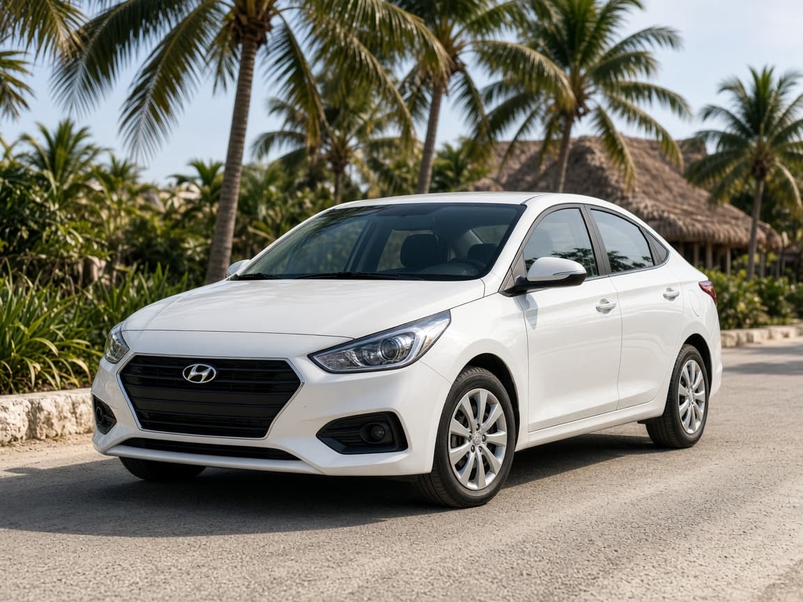 Hyundai Accent Automatic — Happy Ride Tulum